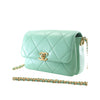 Chanel Small CC Quilted Calfskin Logo Chain Flap Secondhand