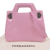 Ferragamo Micro Brushed Calfskin Wanda Top Handle Bag Secondhand