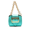Burberry Mini Metallic Calfskin Buckle Charm Handbag Secondhand