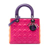 Dior Medium Tricolor Lambskin Cannage Lady Dior Secondhand