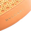 Bvlgari Rattan and Calfskin Serpenti Forever Bucket Bag Secondhand