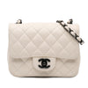 Secondhand Chanel Mini Square Classic Crumpled Calfskin Single Flap