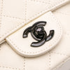 Secondhand Chanel Mini Square Classic Crumpled Calfskin Single Flap