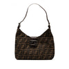 Fendi Zucca Canvas Shoulder Bag Secondhand