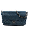Chanel Medium Quilted Iridescent Calfskin Coco Daily Flap Secondhand
