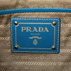 Prada Saffiano Trimmed Canvas Canapa Logo Double Zip Satchel Secondhand
