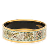 Hermès Wide Enamel Brazil Candeur Bangle 65 Secondhand