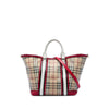 Burberry Medium Haymarket Check Coated Canvas Jameson Tote Secondhand