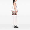 Burberry Medium Haymarket Check Coated Canvas Jameson Tote Secondhand