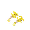 Chanel CC Resin Bead Drop Clip On Earrings Secondhand