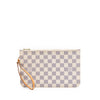 Louis Vuitton Damier Azur Neverfull MM Pouch Secondhand