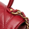Chanel CC Chevron Calfskin Top Handle Flap Secondhand