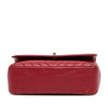 Chanel CC Chevron Calfskin Top Handle Flap Secondhand