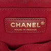 Chanel CC Chevron Calfskin Top Handle Flap Secondhand