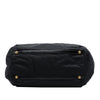 Prada Vernice Trimmed Tessuto Chain Tote Secondhand