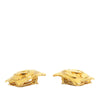 Chanel CC Gold Plated Rhombus Clip On Earrings Secondhand