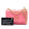 Chanel Mini Quilted Lambskin Pending CC Wallet On Chain Secondhand