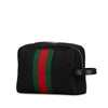 Secondhand Gucci Techno Web Canvas Clutch