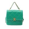 Chanel Quilted Lambskin Chain Melody Backpack Secondhand
