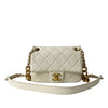 Chanel Mini Quilted Shiny Lambskin Dual Chain Flap Secondhand