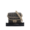 Chanel Camellia Printed Canvas Double Side Flap Secondhand