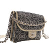Chanel Camellia Printed Canvas Double Side Flap Secondhand