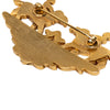 Hermès Gold Plated Enamel Children And Dogs Brooch Secondhand