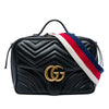 Gucci Small GG Marmont Matelasse Calfskin Top Handle Satchel Secondhand