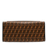 Fendi Large Zucca Embossed Leather Runaway Shopper Satchel Secondhand