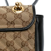 Secondhand Gucci Small GG Marmont Matelasse Canvas Flap Crossbody