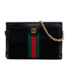 Secondhand Gucci Small Suede Web Ophidia Chain Crossbody