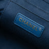 Chanel Quilted Denim Trip Vanity Case with Chain Secondhand