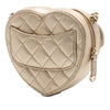 Chanel Mini Metallic Lambskin CC in Love Heart Crossbody Secondhand