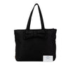 Secondhand Prada Tessuto Canapa Logo Bow Tote