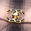 Chanel Large Cotton Check 19 Flap Secondhand