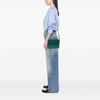 Prada Bicolor Saffiano Vernice Esplanade Crossbody Secondhand