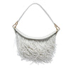 LOEWE Small Leather Fringe Luna Hobo Secondhand
