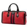 Secondhand Gucci Medium Suede Web Ophidia Top Handle Bag