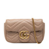 Gucci Mini GG Marmont Matelasse Calfskin Flap Crossbody Secondhand