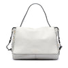 Bottega Veneta Intrecciato Trimmed Lambskin Grommet Top Handle Bag Secondhand