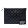 Chanel Medium Quilted Lambskin O Case Clutch Secondhand