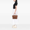 Prada Soft Calf Front Pocket Open Convertible Tote Secondhand