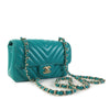 Secondhand Chanel Mini Rectangular Chevron Lambskin Single Flap
