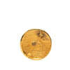 Chanel Gold Plated 31 Rue Cambon Medallion Pin Brooch Secondhand