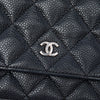 Chanel CC Quilted Caviar Wallet on Chain Secondhand