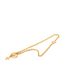 Chanel CC Gold Plated Cross Pendant Necklace Secondhand