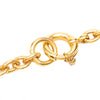 Chanel CC Gold Plated Cross Pendant Necklace Secondhand