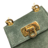 Ferragamo Mini Gancini Suede Chain Crossbody Secondhand