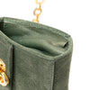 Ferragamo Mini Gancini Suede Chain Crossbody Secondhand