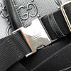 Secondhand Gucci GG Embossed Perforated Double Belt Bag